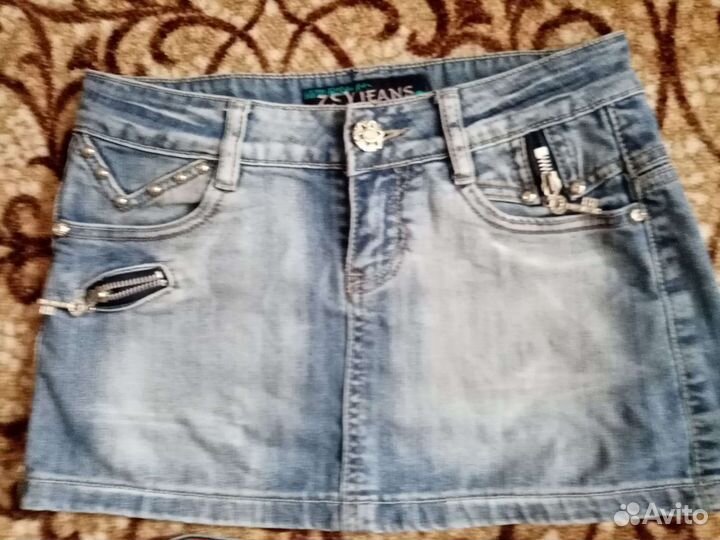 Юбка джинсовая