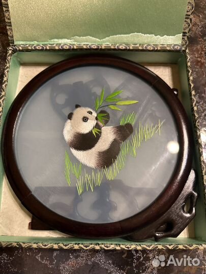 Двусторонняя Вышивка на шелке Китай