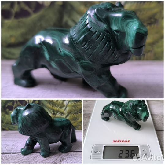 Фигурки из малахита