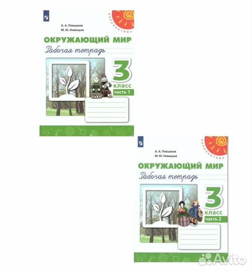 Рабочая тетрадь окружающий мир 3 класс (2 части)