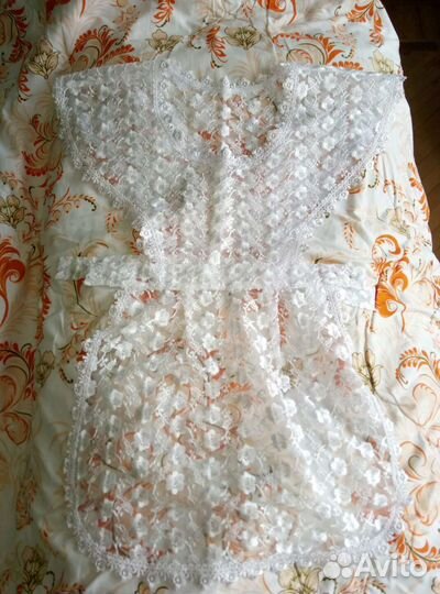 Школьный фартук (бу, как новый), рост 122