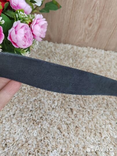 Мужской кожаный ремень Lacoste