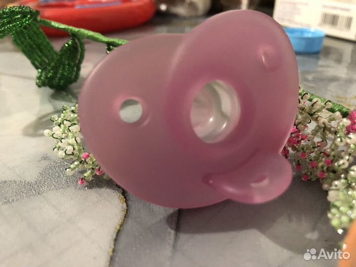 Пустышка Philips Avent цельносиликоновая 0-6 мес