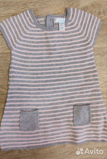 Платье и слип для девочки 68