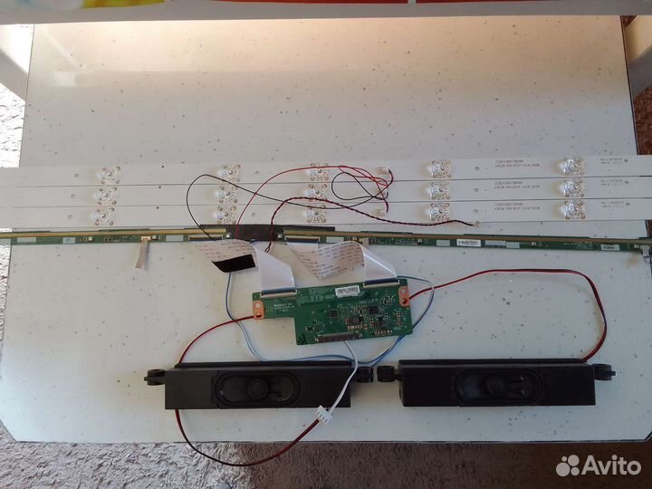 Динамики,плата подсветки,плата матрицы к тв digma