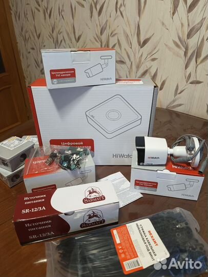 Комплект видеонаблюдения 4 камеры