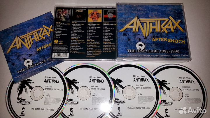Anthrax - cd box-set Aftershock The Island Years