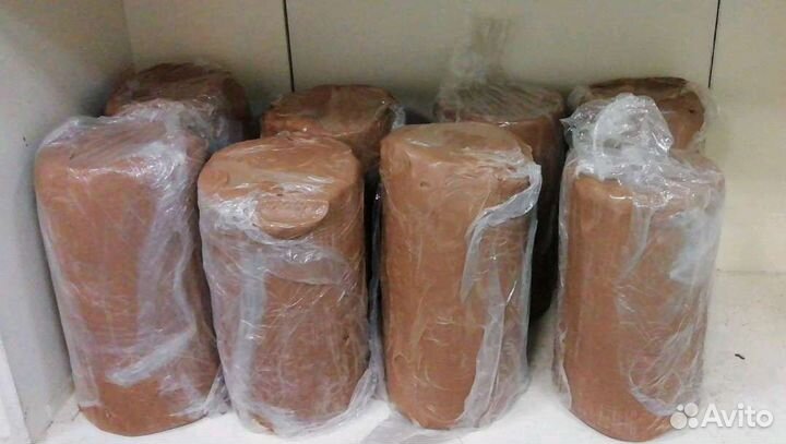 Красная глина гончарная