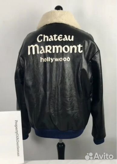 Кожаная куртка Gucci Aviator Leather jacket