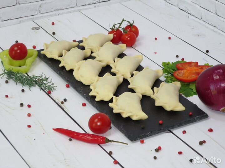 Постные Вареники картофель / лук