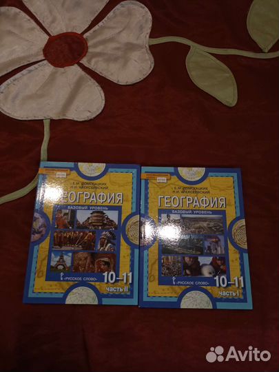 Учебник по географии 10 11 класс домогацких