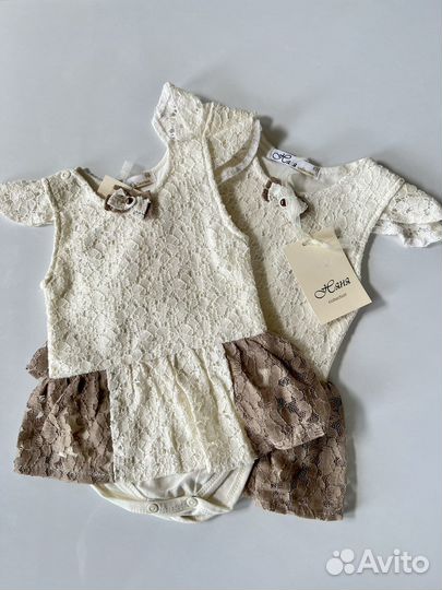 Платье боди для девочки новое