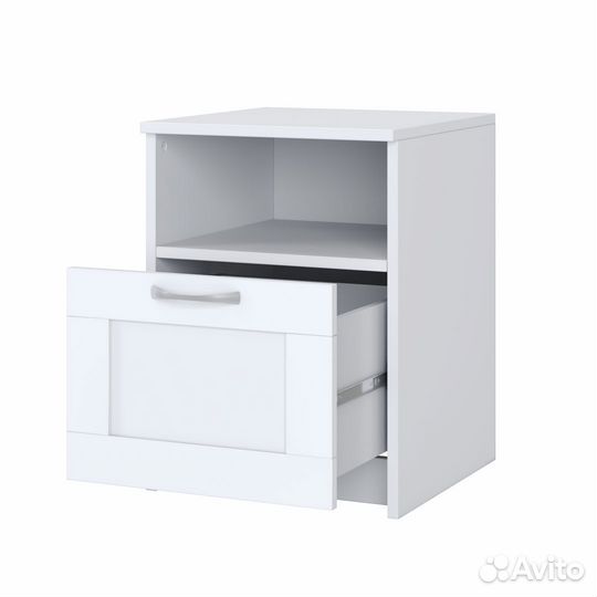 Тумбочка прикроватная белая 39х53 см