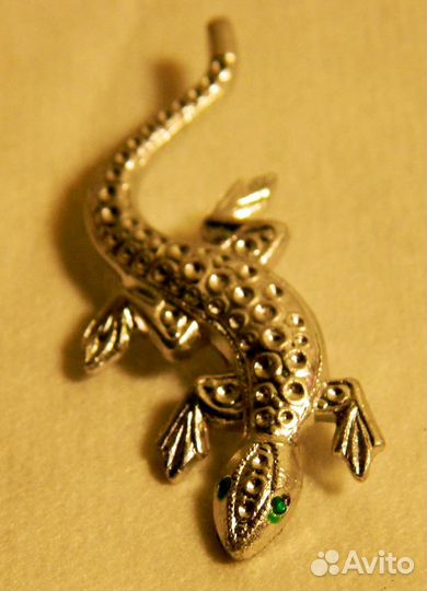 Брошь Ящерка