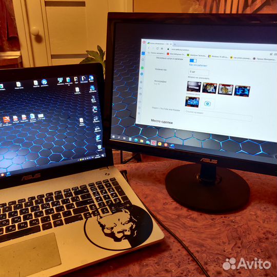 Wled Монитор asus VS208DR