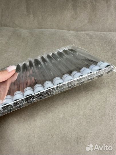 Щеточки в колбе для ресниц. Набор 12 шт