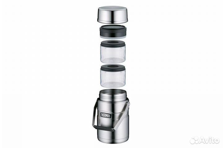 Термос thermos SK3030MS 1,2L(2 контейнера) для еды