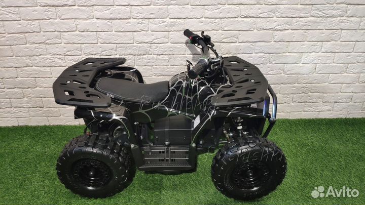 Детский электроквадроцикл mika LUX Black spyder