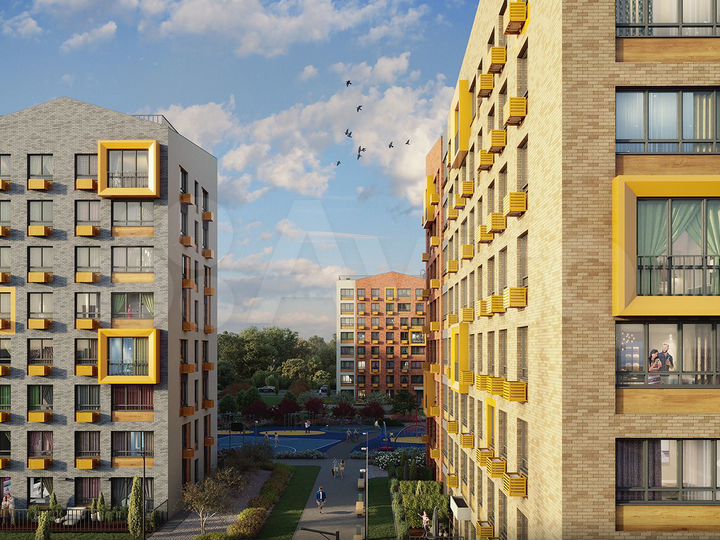 1-к. квартира, 34,8 м², 6/8 эт.