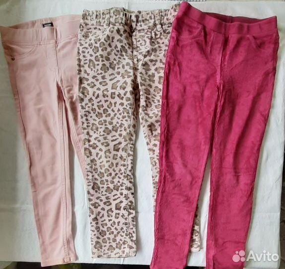 Штаны на девочку 110 116
