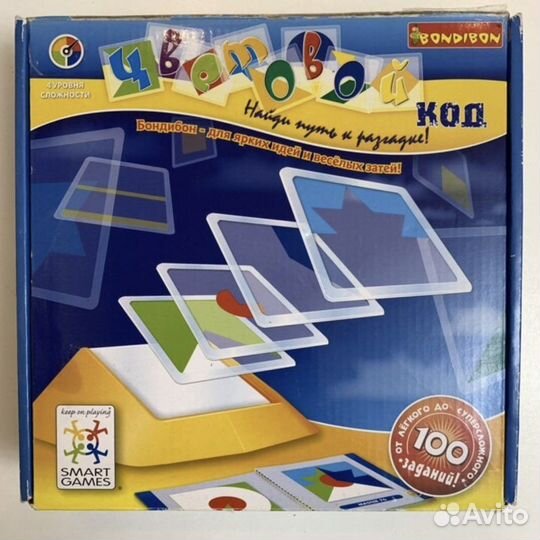 Развивающая игра цветовой код