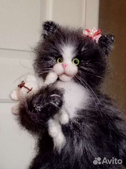 Вязаная кошечка 