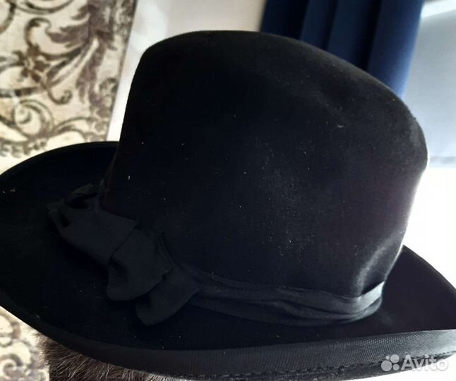 Шляпа женская фетр 56 Кроличий пух