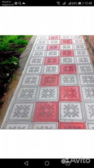 Тротуарная плитка, бордюры