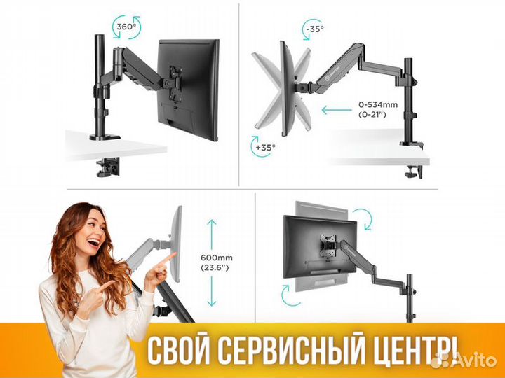 Кронштейн для мониторов Onkron G70