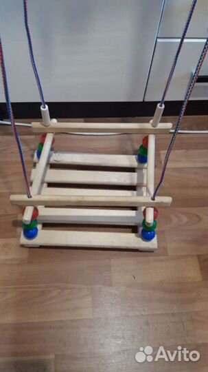 Качели детские подвесные новый