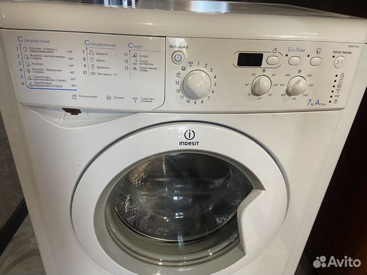 Стиральная машина бу indesit на запчасти