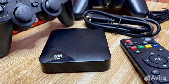 Android TV приставка M8 Mini 4K / Game 10000+