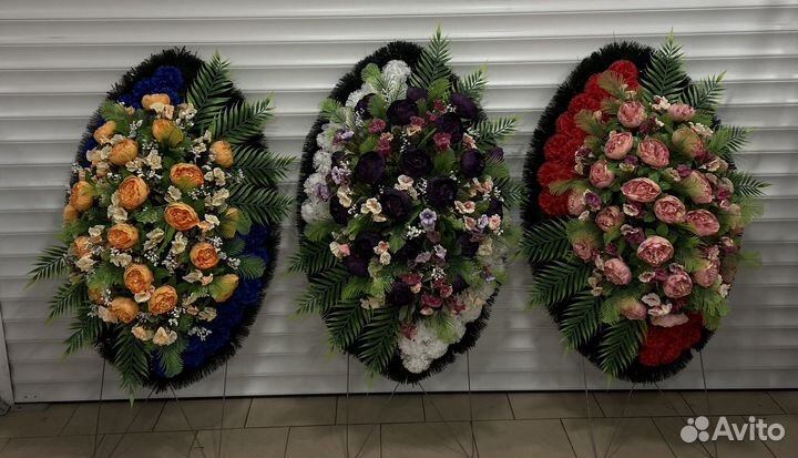 Ритуальные венки, полянки (опт и розница)