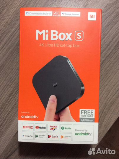 Медиаплеер Xiaomi Mi Box S (MDZ-22-AB) новый