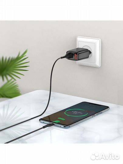 Зарядное устройство для телефона hoco C86A c