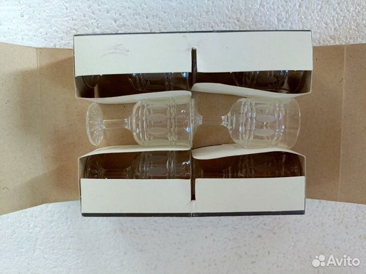 Набор хрустальных рюмок СССР
