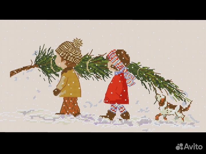 Схема вышивки крестом