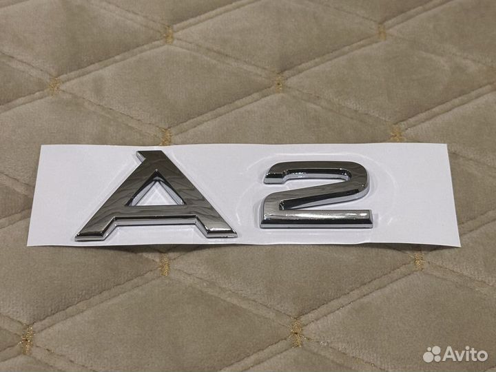 Шильдик Надпись Эмблема для Audi (Ауди) А2/A2 хром