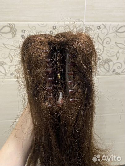 Хвост шиньон на крабе