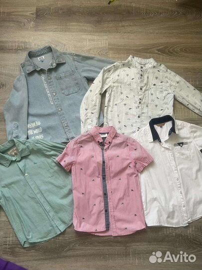 Рубашки брендовые для мальчика 116-122