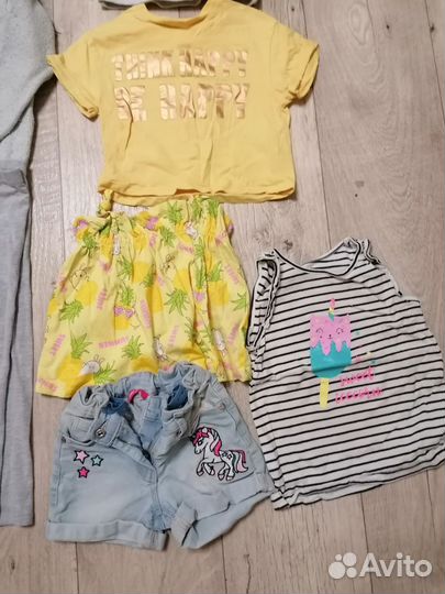 Детские вещи пакетом для девочек 104 110