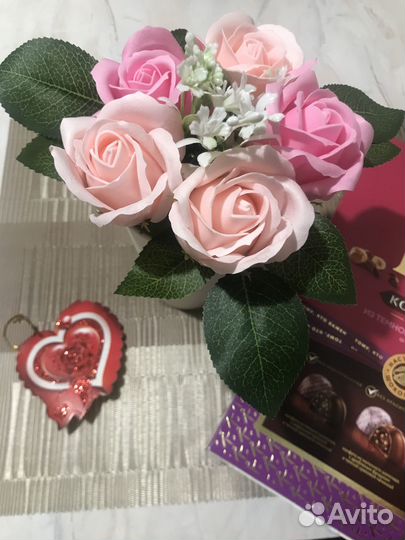 Букет цветов из мыла
