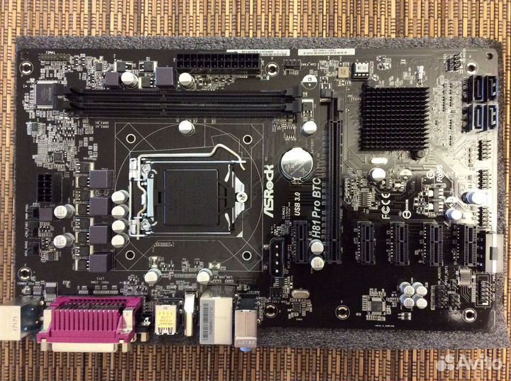 Материнская плата ASRock H81 PRO BTC R2.0