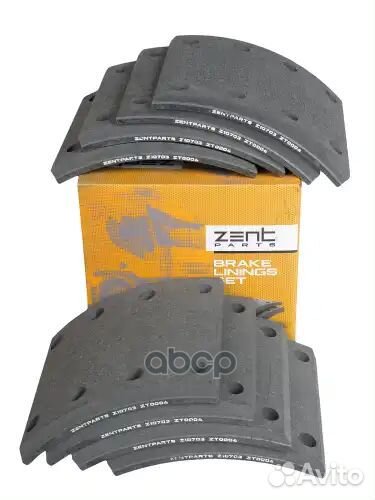 Накладки тормозные STD 19283 20.2-16.7 (420x178)