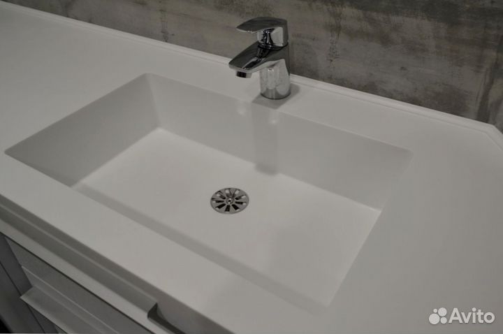 Столешница для ванной и кухни из искуственного кам