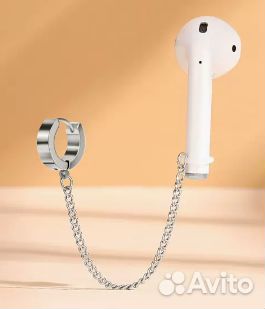 Серьги кресты держатель для наушников Air Pods