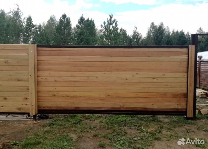 Откатные ворота 