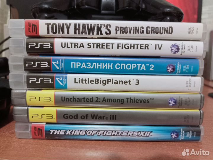 Ps3 + 2 геймпада + ps move + игры