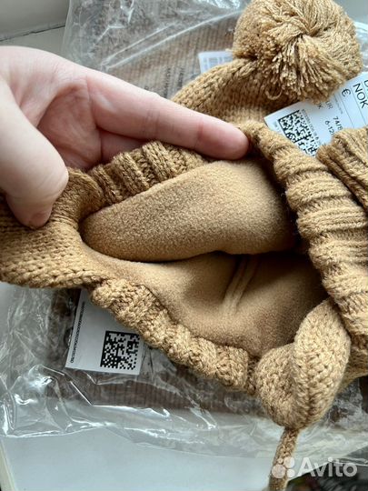 Шапка снуд и варежки