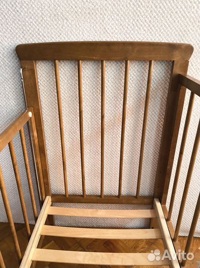 Детская кроватка Машенька качалка+колесо